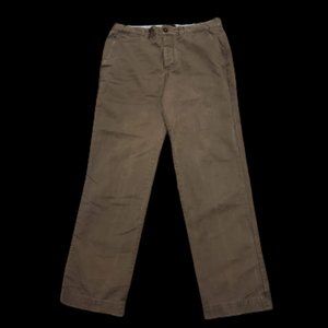 Fred Perry Chino Brown Pants 32/32 Regular Made in Portugal